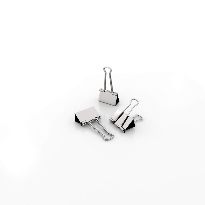 Nctinystore Silver Binder Clips Mini Metal Clamp 5/8-IN / 0.6-inch / 15-mm (Silver Mini 120-PCS) - Image 1